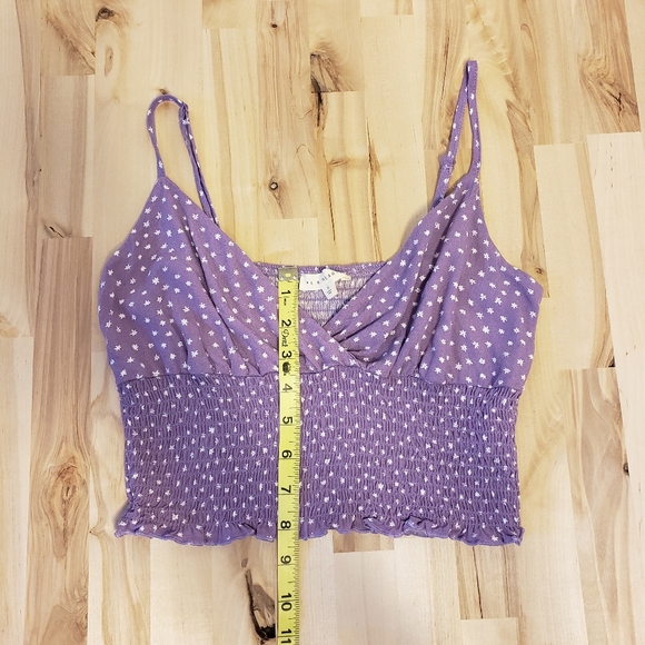 LA HeartsSurplice Bodice Cami Tank Top Sz S - Picture 2 of 6